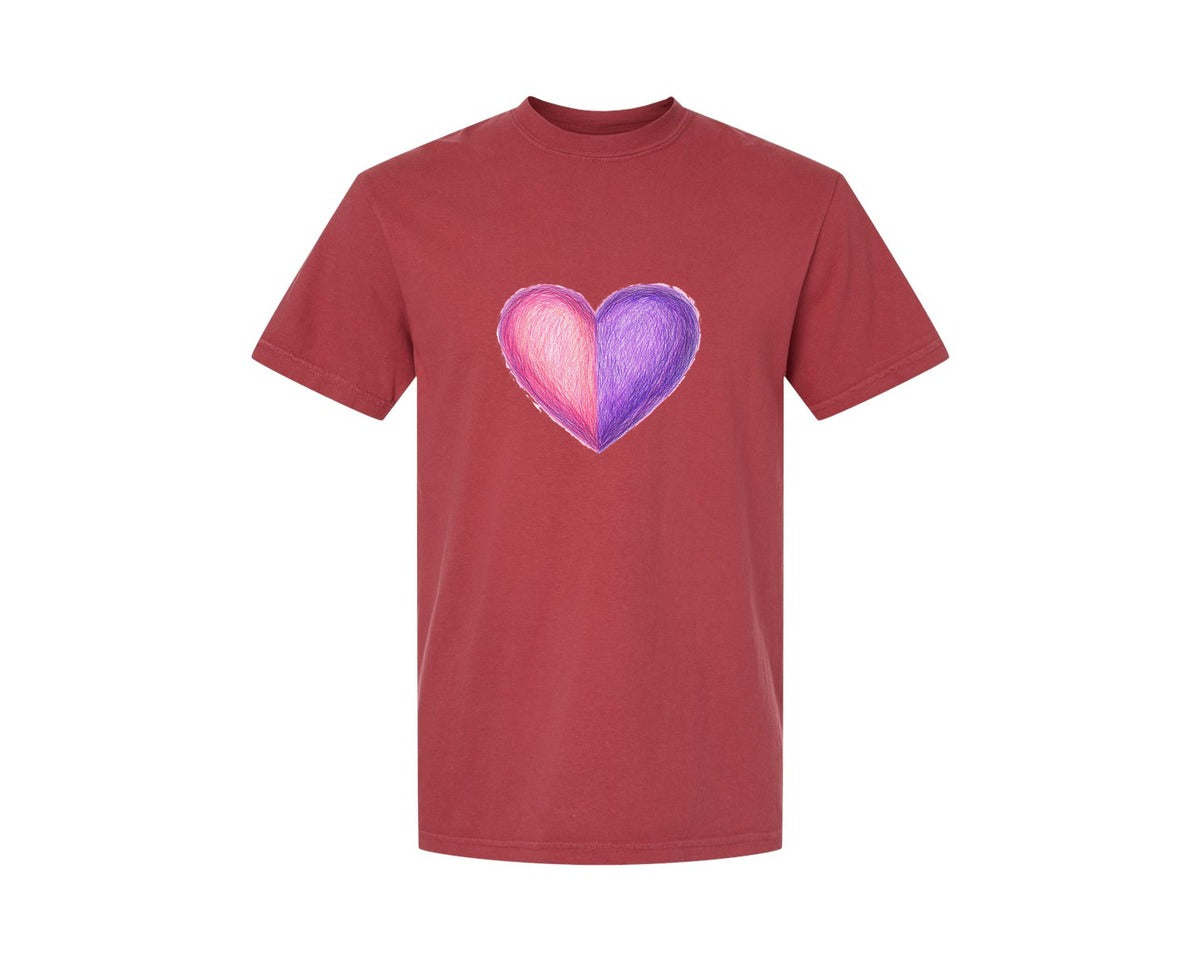 brand:Comfort Colors|color:Chili|Fear Not For I Am With You Pngcross Graphic T-Shirt