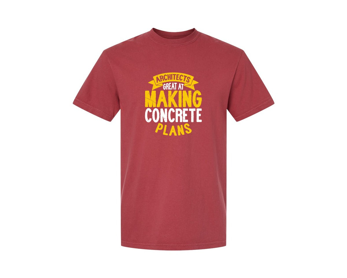 brand:Comfort Colors|color:Chili|Architect Architecture T Shirt Design 68 Graphic T-Shirt