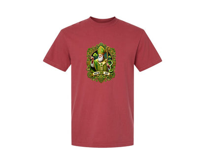 brand:Comfort Colors|color:Chili|St Patricks Day Saint Patrick Graphic T-Shirt