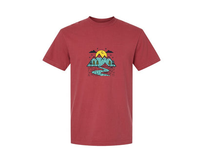 brand:Comfort Colors|color:Chili|Camping T Shirt Vector Design 4 Graphic T-Shirt