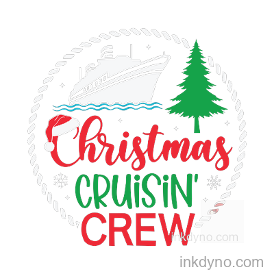 Christmas Cruisin' Crew DTF Transfer - Ready to Press Apparel