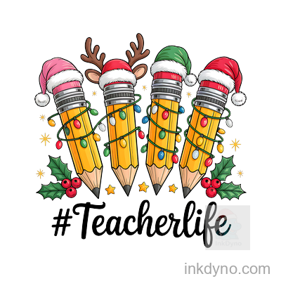 Christmas Pencils png,teacher christmas png