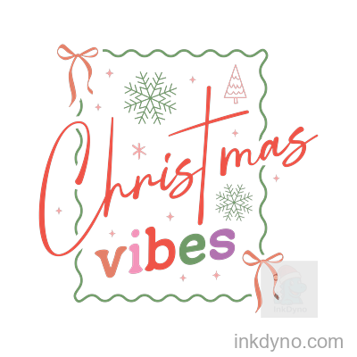 Christmas vibes Coquette bow 1-01