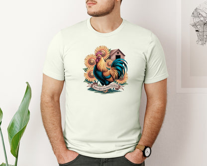 brand:Bella Canvas|color:Citron|Just A Girl Who Loves Chickens 10 Graphic T-Shirt