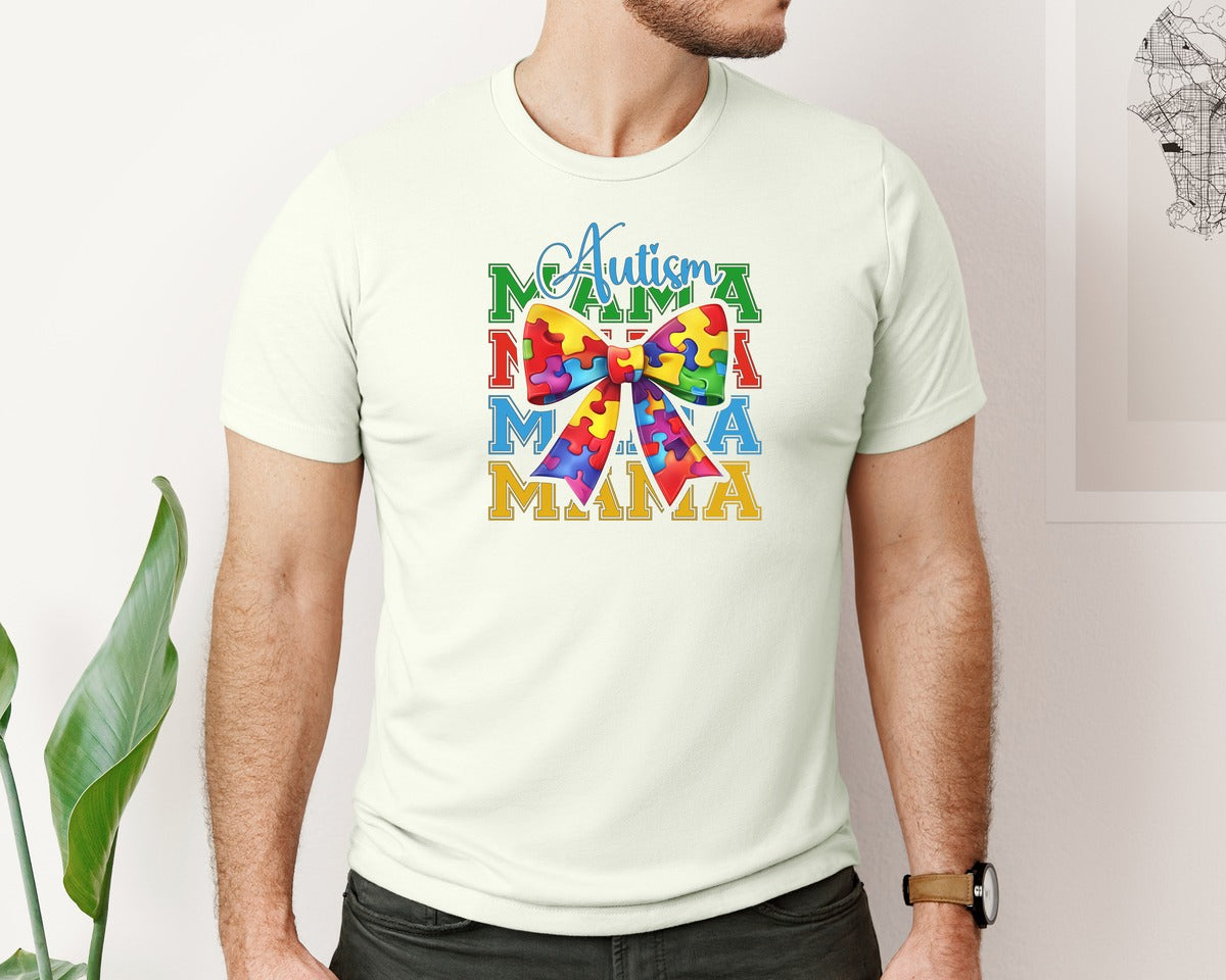 brand:Bella Canvas|color:Citron|Autism Awareness Autism Graphic T-Shirt