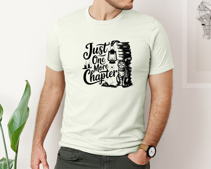 brand:Bella Canvas|color:Citron|Just One More Chapter T Shirt Design Graphic T-Shirt