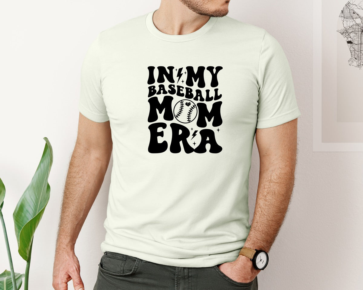 brand:Bella Canvas|color:Citron|Retro Sports Mom In My Mom Era Graphic T-Shirt