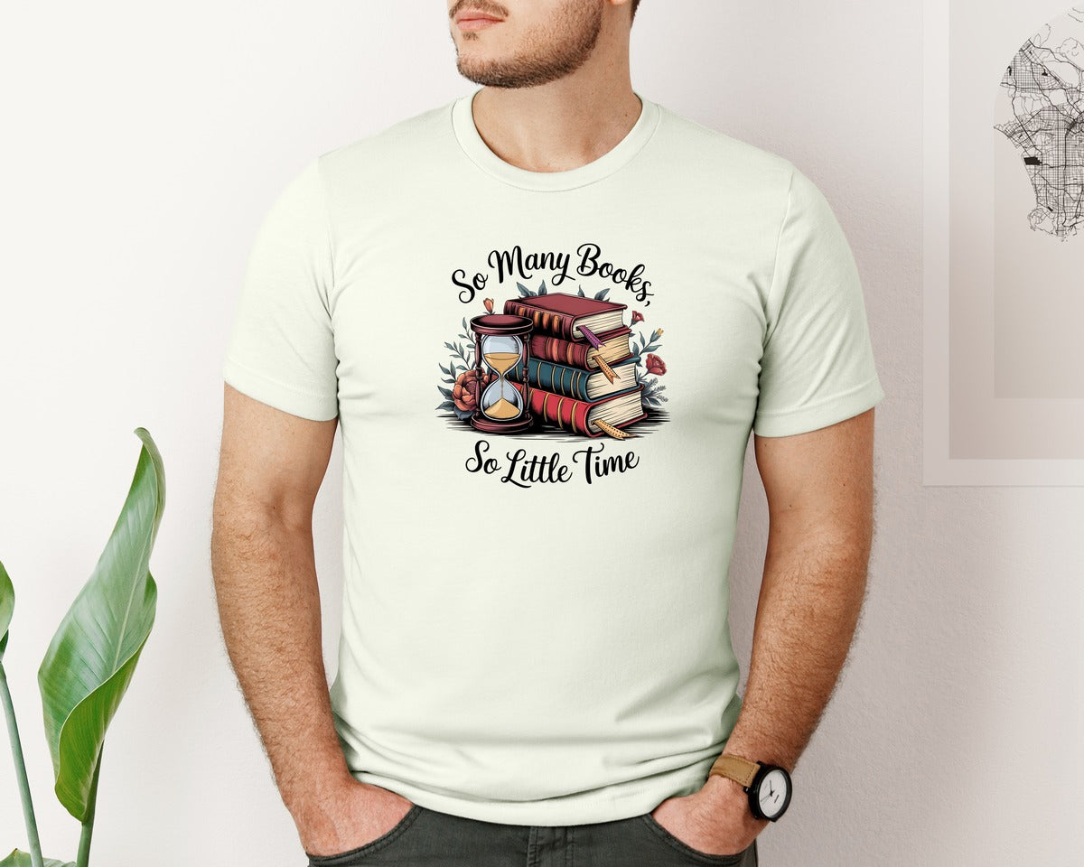 brand:Bella Canvas|color:Citron|Reading Book 8 Graphic T-Shirt