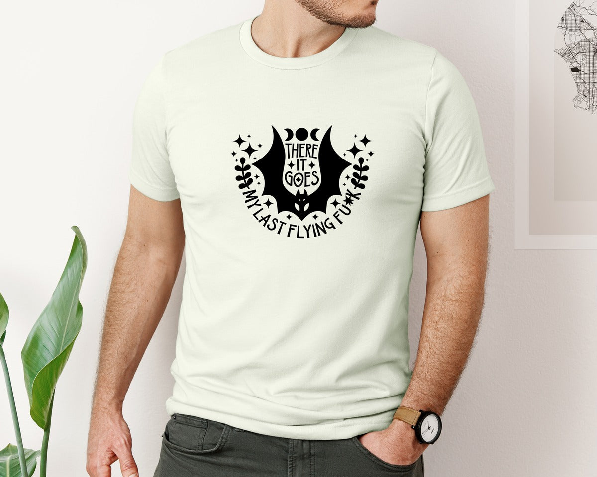 brand:Bella Canvas|color:Citron|There It Goes My Last Flying Fck 3 Graphic T-Shirt