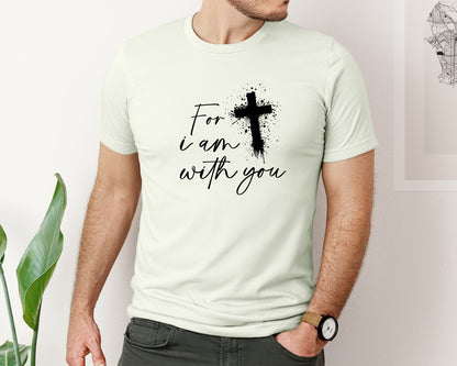 brand:Bella Canvas|color:Citron|Fear Not Christianity Bible Graphic T-Shirt