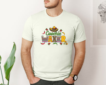 brand:Bella Canvas|color:Citron|Cinco De Mayo Coochie Waxer Mexico Graphic T-Shirt