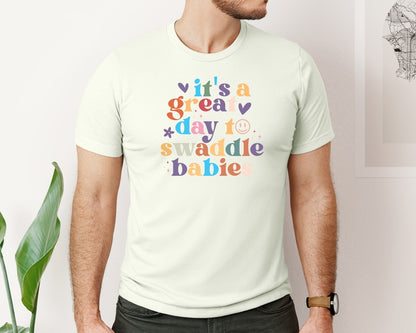 brand:Bella Canvas|color:Citron|Its A Beautiful Day To Catch Babies Graphic T-Shirt