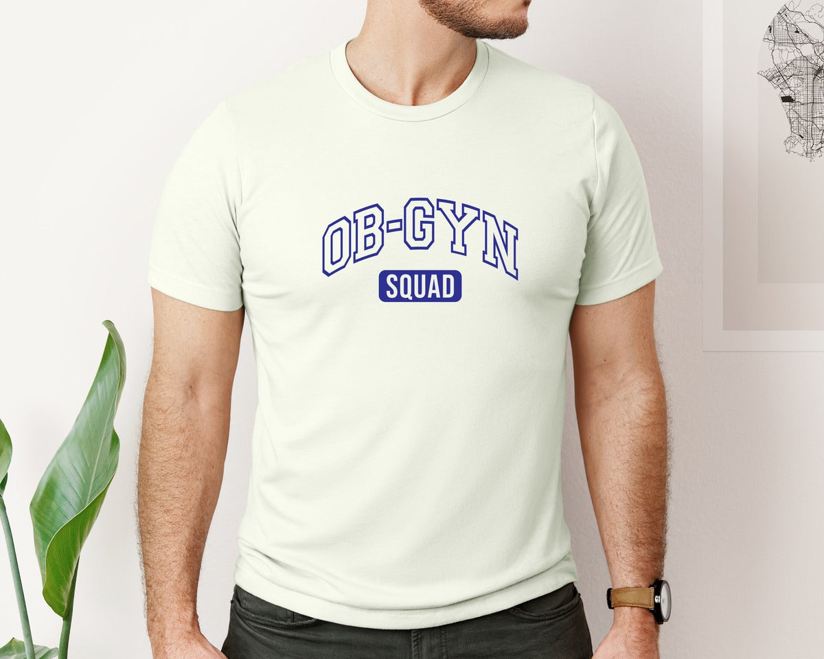 brand:Bella Canvas|color:Citron|Ob Gyn Onc Squad At Your Cervix Graphic T-Shirt