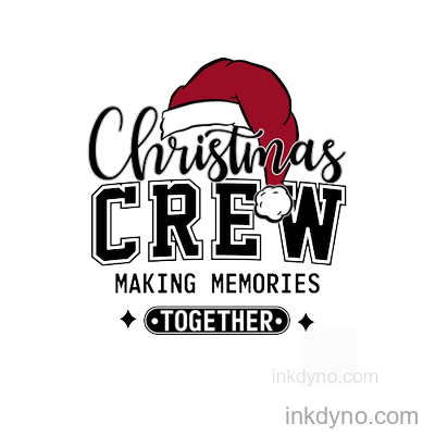 Together For Christmas Holiday Design — DTF Transfer – Ready to Press