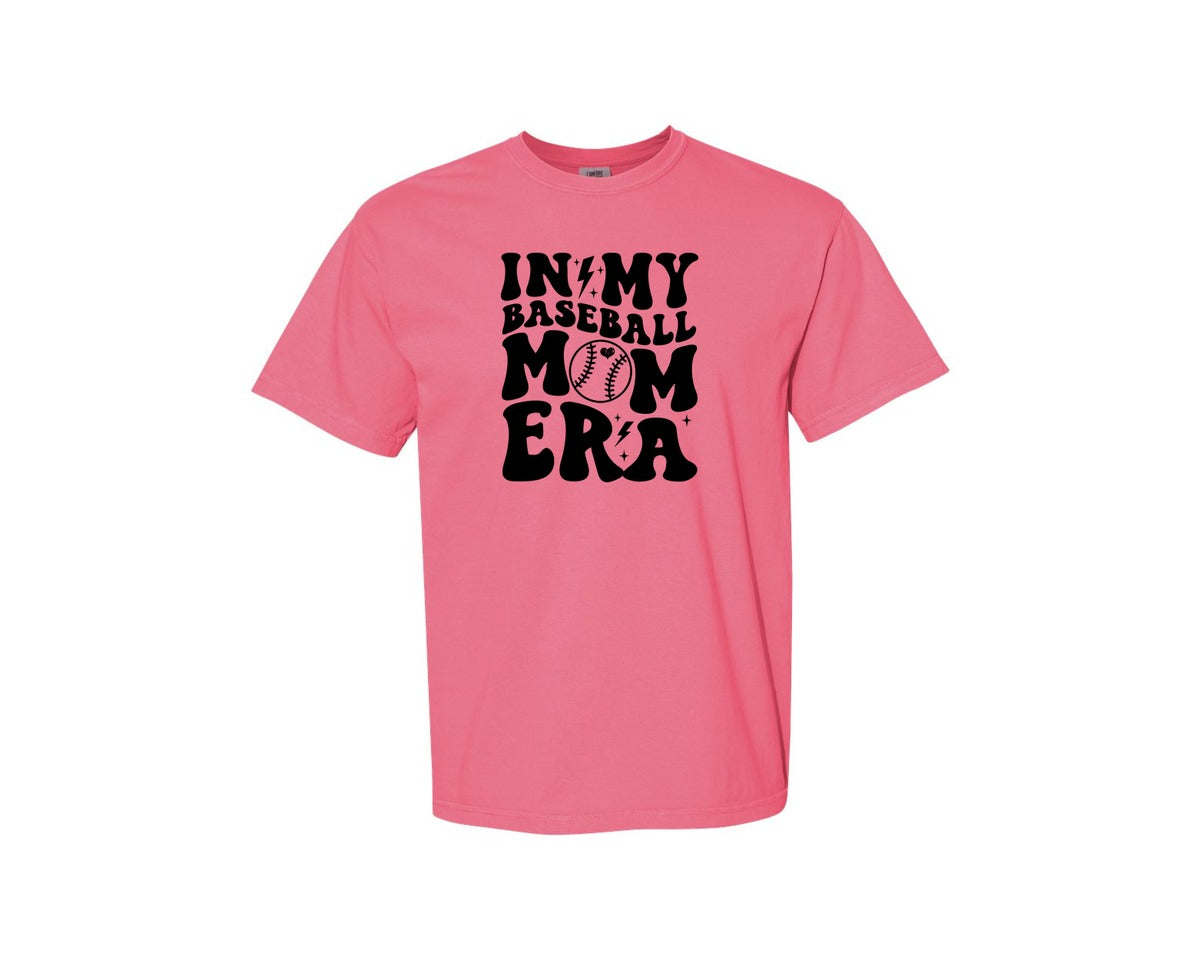 brand:Comfort Colors|color:Crunchberry|Retro Sports Mom In My Mom Era Graphic T-Shirt