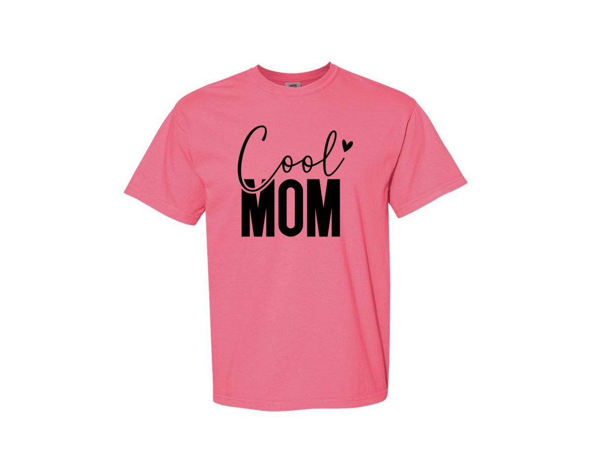 brand:Comfort Colors|color:Crunchberry|Cool Mom Funny Mom Mama Graphic T-Shirt