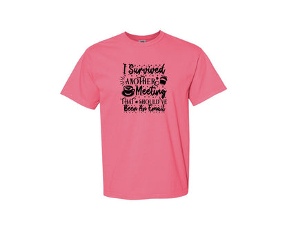 brand:Comfort Colors|color:Crunchberry|Funny Office Coffee Mug 2 Graphic T-Shirt