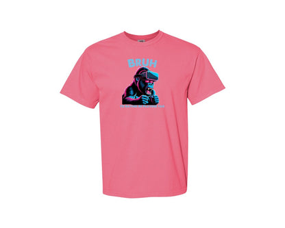 brand:Comfort Colors|color:Crunchberry|Bruh Id Rather Be Playing Tag T Shirt Graphic T-Shirt
