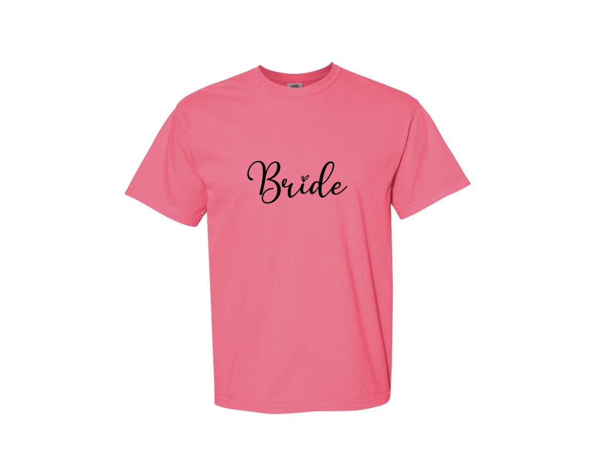 brand:Comfort Colors|color:Crunchberry|Bride Wedding 2 Graphic T-Shirt