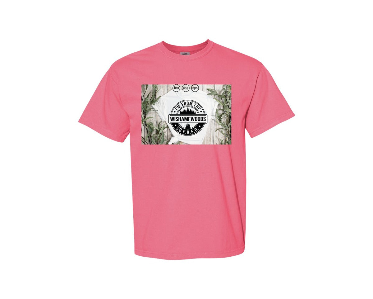 brand:Comfort Colors|color:Crunchberry|Im From The Wishamfwoods So Fafo 2 Graphic T-Shirt