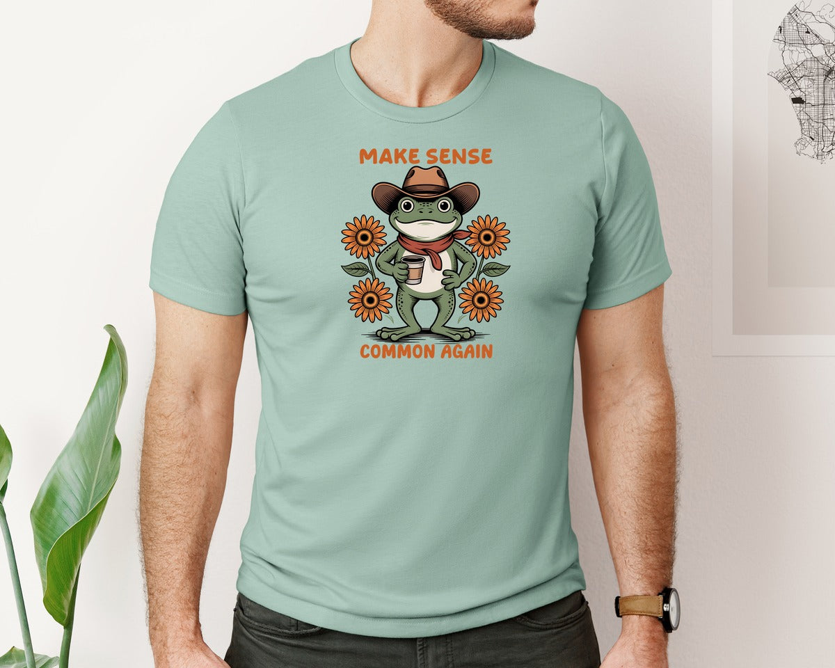brand:Bella Canvas|color:Dusty Blue|Snarky Western Animal Quotes Graphic T-Shirt