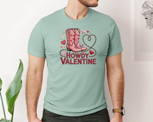 Howdy Valentine Funny 5 Graphic T-Shirt