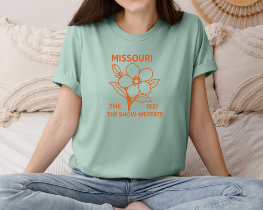 Missouri State Flower Graphic T-Shirt
