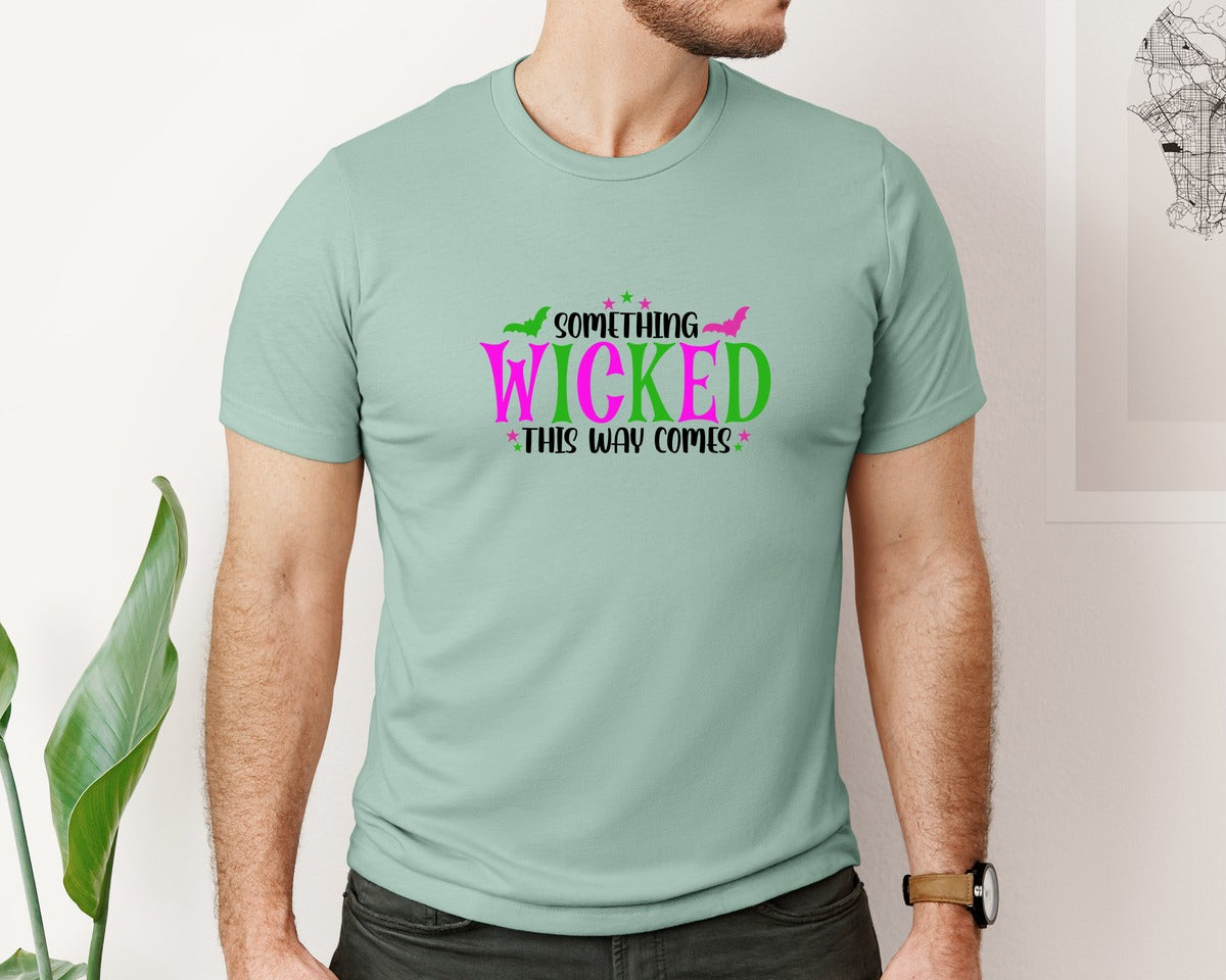 brand:Bella Canvas|color:Dusty Blue|Wicked Svgwicked Movie Svgwicked Pink 2 Graphic T-Shirt