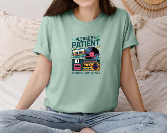 Retro Western Please Be Patient With Me Graphic T-Shirt