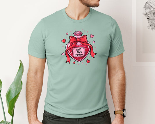 Self Love Potion Valentine Graphic T-Shirt