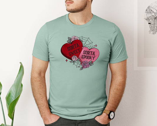 Spooky Gothic Valentines Day Graphic T-Shirt