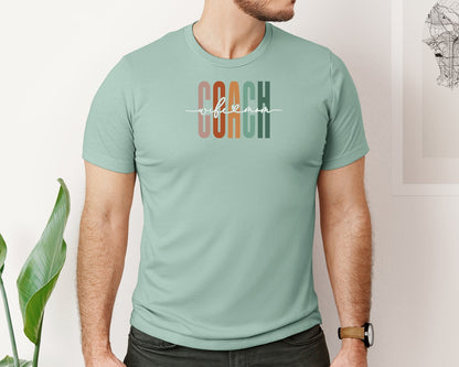 brand:Bella Canvas|color:Dusty Blue|Baby Reveal Wife Mom Coach Mothers Day Graphic T-Shirt
