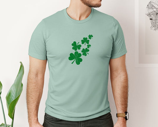 St Patricks Day Shamrock Heart 12 Graphic T-Shirt