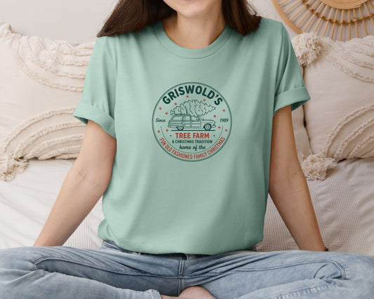 Griswolds Tree Farm Christmas Graphic T-Shirt