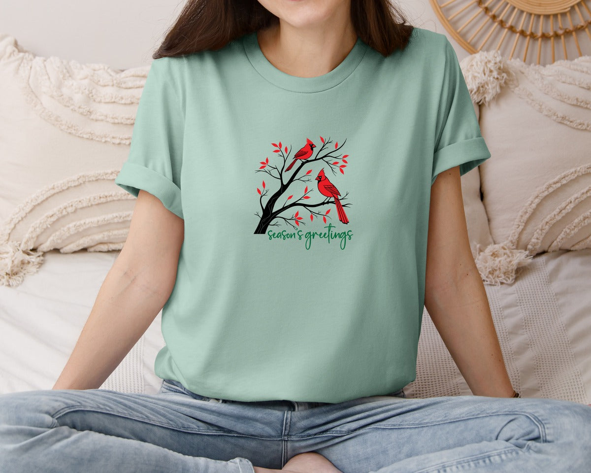 brand:Bella Canvas|color:Dusty Blue|Cardinal Memorial Quote Graphic T-Shirt