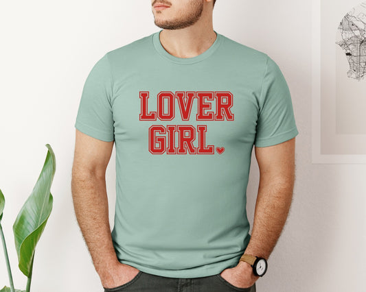 Lover Girl Funny Valentine Day Graphic T-Shirt