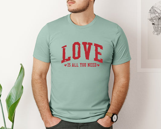 Retro Love Valentines Sweatshirt Love Graphic T-Shirt