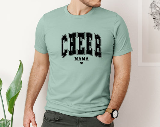 Cheer Mama Sports Mom Graphic T-Shirt