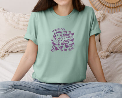 brand:Bella Canvas|color:Dusty Blue|Retro Funny Saying Graphic T-Shirt