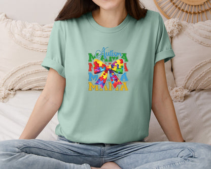 brand:Bella Canvas|color:Dusty Blue|Autism Awareness Autism Graphic T-Shirt