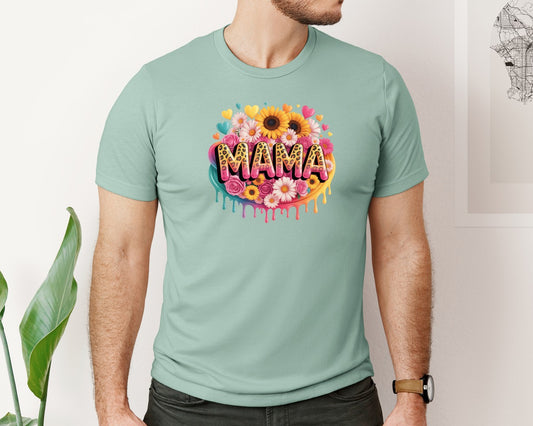 Mama Leopard Coquette Bow 3 Graphic T-Shirt