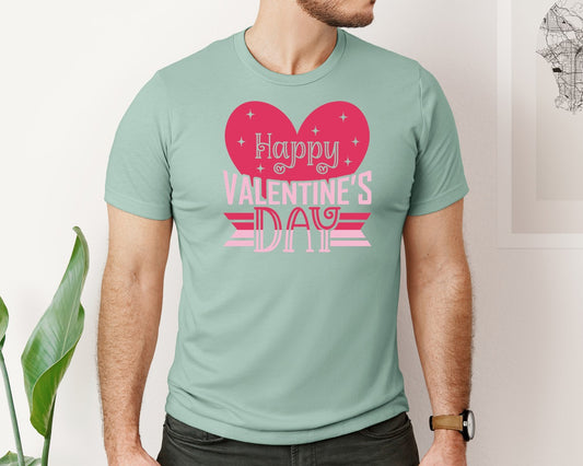Happy Valentines Day Quote Design 3 Graphic T-Shirt