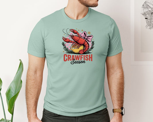 Crawfish Season Preppy Salty Graphic T-Shirt