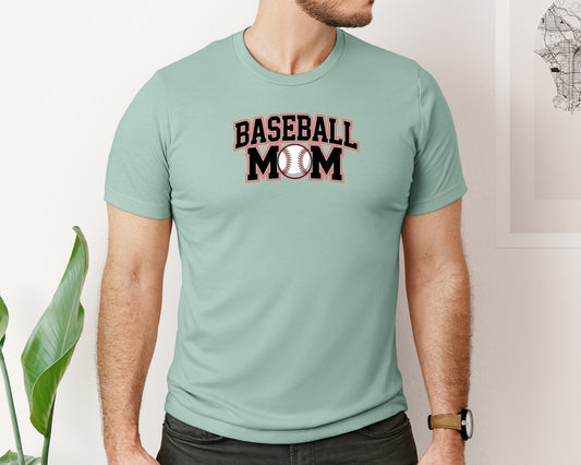 Baseball Mom Sports Mom T Shirt Graphic T-Shirt