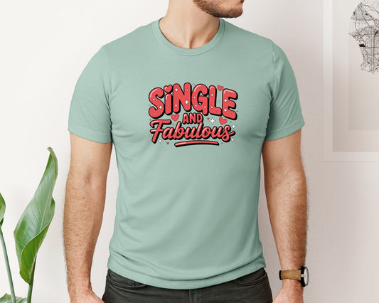 Anti Valentines Day Single 10 Graphic T-Shirt