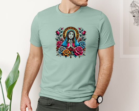 Virgen De Guadalupe Virgencita Graphic T-Shirt
