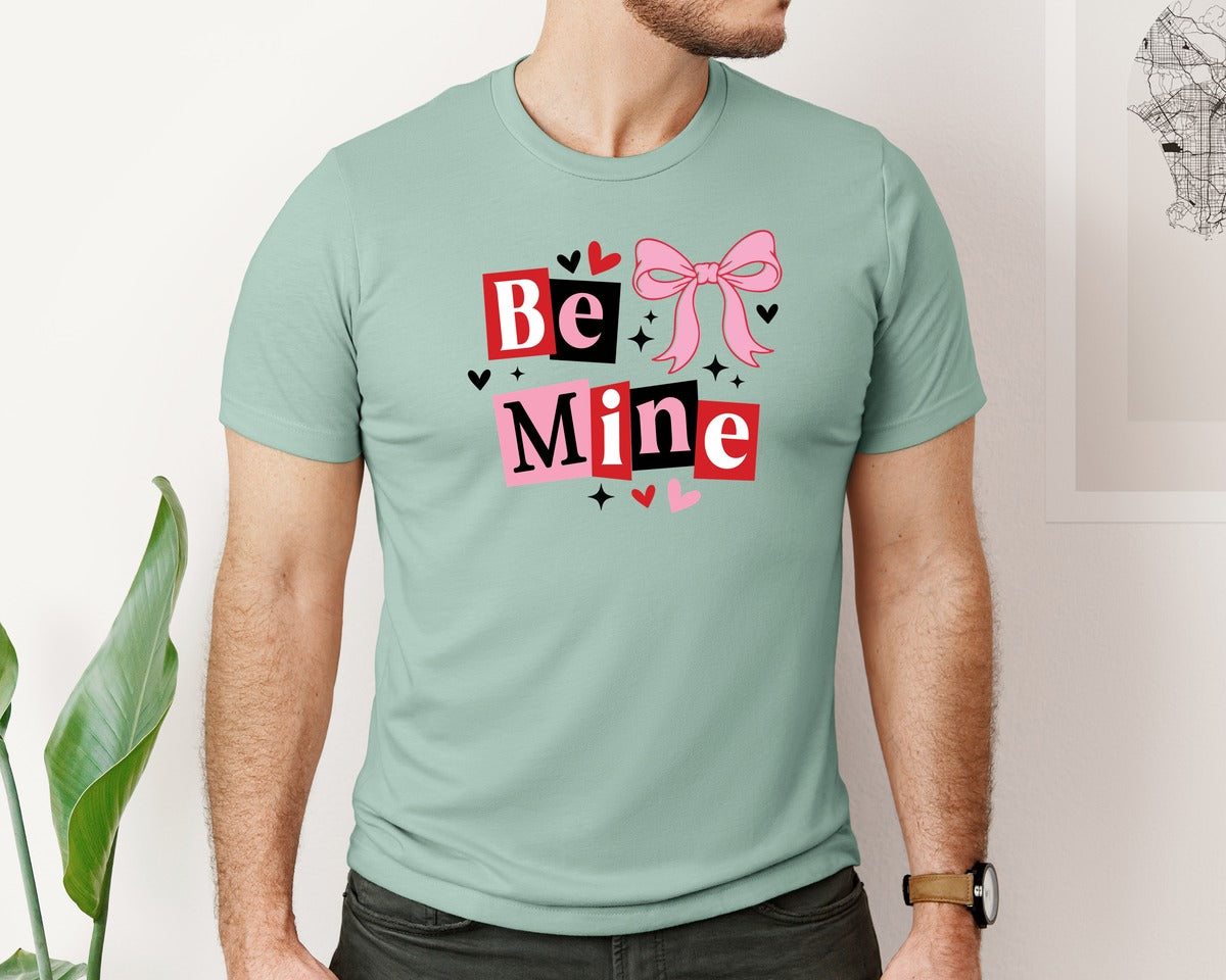 brand:Bella Canvas|color:Dusty Blue|Funny Valentines Day 2 Graphic T-Shirt
