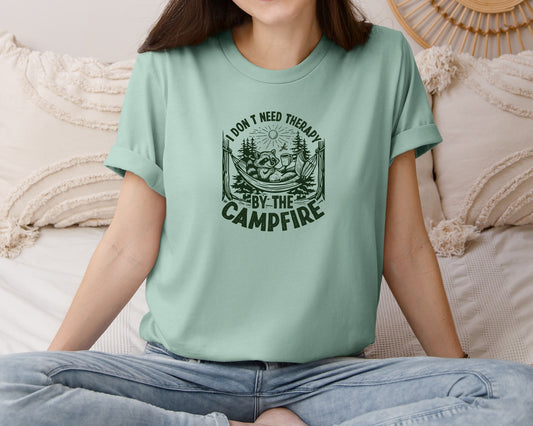 I Dont Need Therapy Outdoor Camping Graphic T-Shirt