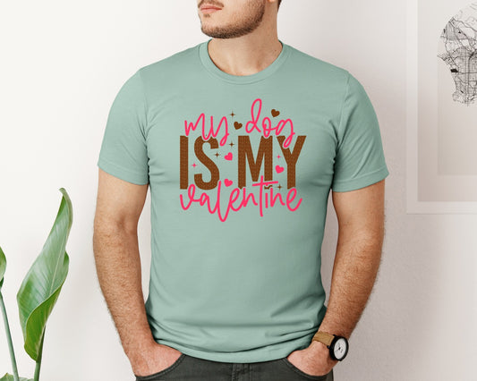 My Dog Is My Valentine Valentin 4 Graphic T-Shirt