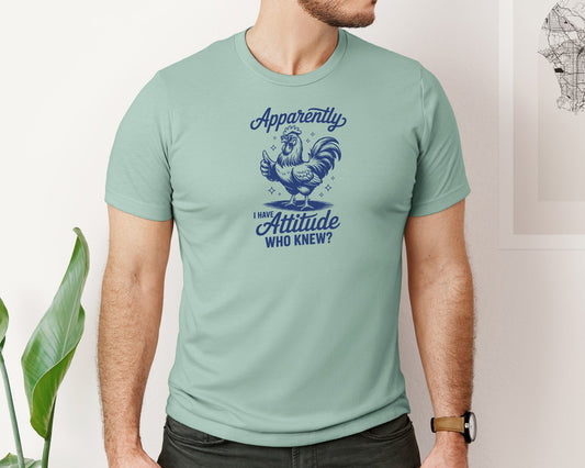 Apparently I Have An Attitude T Shirt Graphic T-Shirt